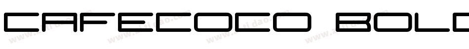 Cafecoco Bold字体转换